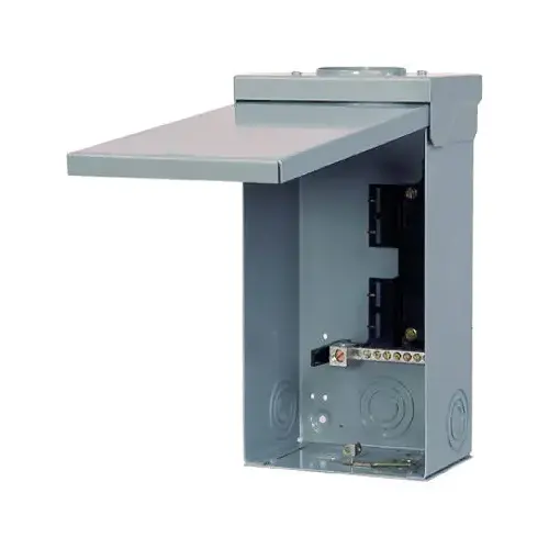 Siemens W0408ML1125U Murray EQ Load Center, 125 A, 4 -Space, 8 -Circuit, Main Lug, NEMA 3R Enclosure, Gray