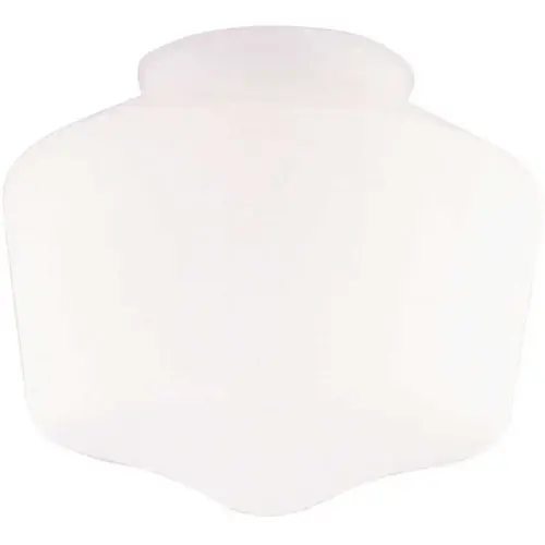 Westinghouse 8159200 5 in. Handblown White Schoolhouse Shade with 3-1/4 in. Fitter and 5-3/4 in. Width