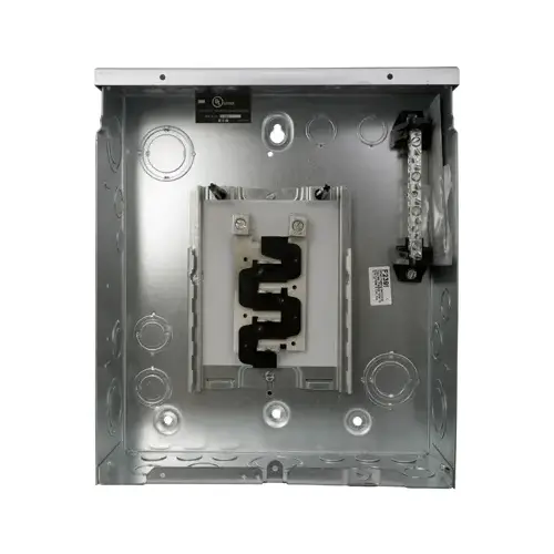 Eaton BR816L125SDP BR Load Center, 125 A, 8 -Space, 16 -Circuit, Main Lug, NEMA 1 Enclosure, Light Gray