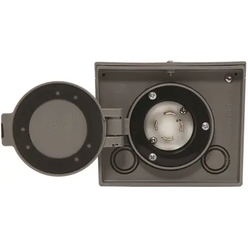 Generac 6340 30 Amp Raintight Resin Power Inlet Box