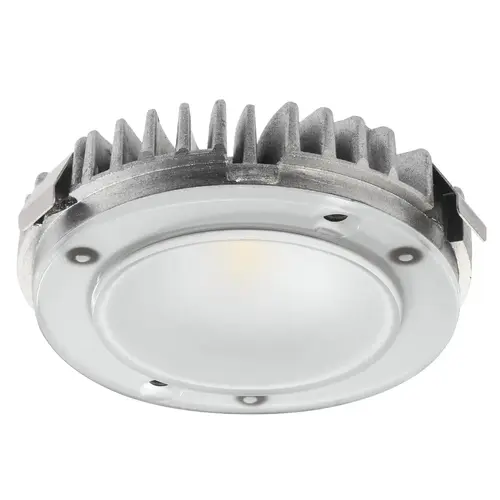 Hafele 833.72.456 monochrome, Hafele Loox5 LED 2059, aluminum, 12 V 119 lm/W 215 lm Drill hole : 58 mm (2 5/16"), Warm white 3000 K