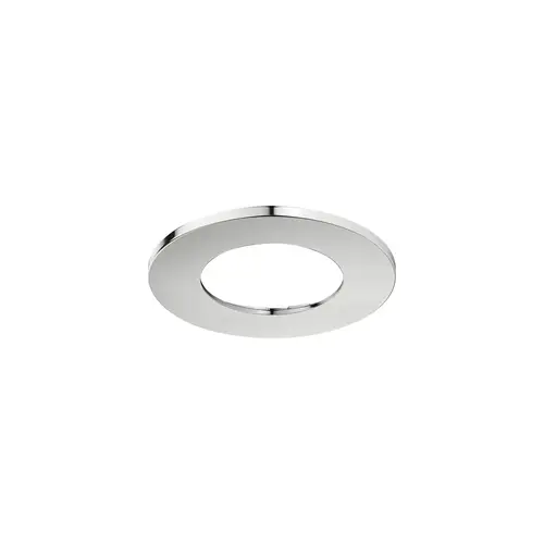 Hafele 833.72.503 Recess mounted housing, Suitable for: Loox5 light module with drill hole diameter 58 mm round Round, chrome plated, shiny glossy, Chrome plated