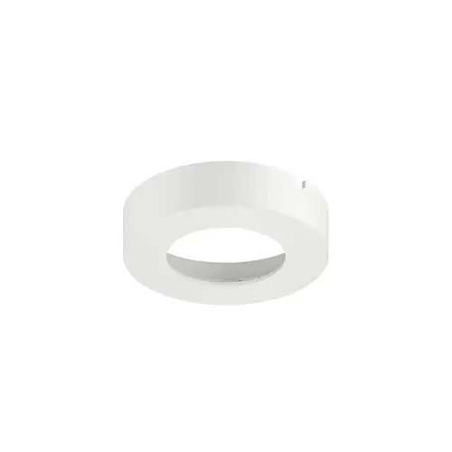 Hafele 833.72.514 Housing for undermounted light, Suitable for: Loox5 light module with drill hole diameter 58 mm round Round, White White
