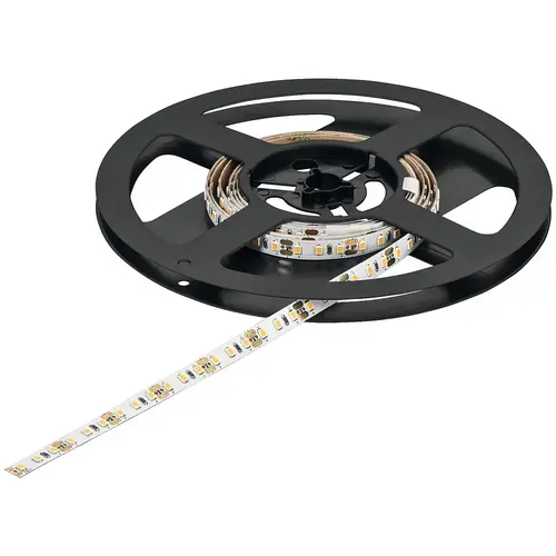 Hafele 833.74.364 Flexible Strip Light, Hafele Loox5 LED 2068, 12 V, monochrome, (5/16") 8 mm 196 7/8" 104 lm/W 1,000 lm 5 m 120 LEDs/m, 9.6 W/m, Cool white 4000 K, (196 7/8") 5 m available length White