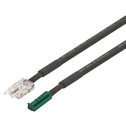 Hafele 833.75.762 Lead, For Hafele Loox5 Led Strip Light 24 V, 8 Mm, Cob 2-Pin (Monochrome Or Multi-White 2-Wire Technology) 100.00 mm 5 A, 18 AWG, 100 mm