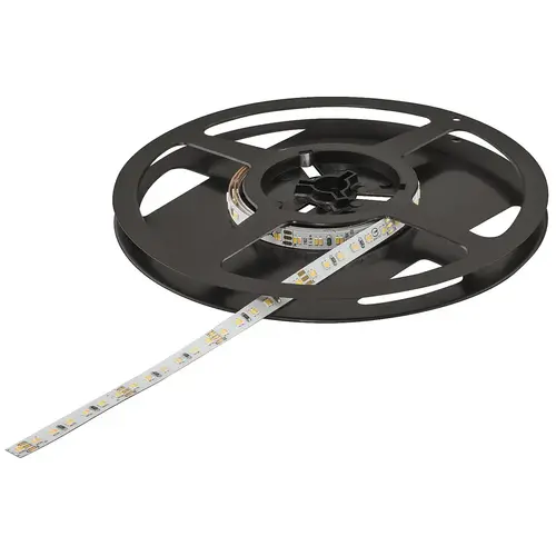 Hafele 833.76.350 Flexible Strip Light, Hafele Loox5 LED 3047, 24 V, multi-white, (5/16") 8 mm 196 7/8" 5 m 2 x 120 LEDs/m, 9.6 W/m, Warm white 2700 K to cool white 5000 K, (196 7/8") 5 m White