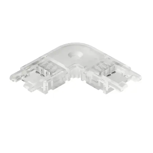 Hafele 833.89.189 Corner connector, Hafele Loox5 for LED strip light, RGB, 10 mm (3/8") Clip width 12 mm, Length: 26 mm, width: 26 mm, 3.5 A
