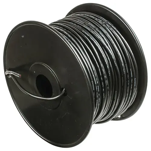 Hafele 833.93.748 Cable, CL3R 2-Conductor, 18AWG, 12/24V Black