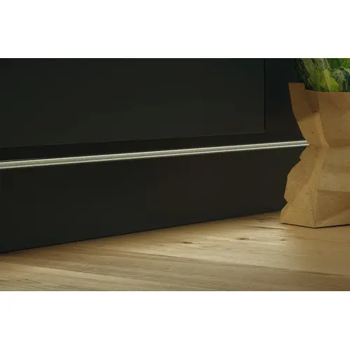 Hafele 833.94.202 Profile for recess mounting, Hafele Loox5 Profile 1104, for LED strip lights Aluminum, Length: (92") 2336 mm, silver colored Profile: Silver colored, anodized, satin-finish Diffuser: opal white