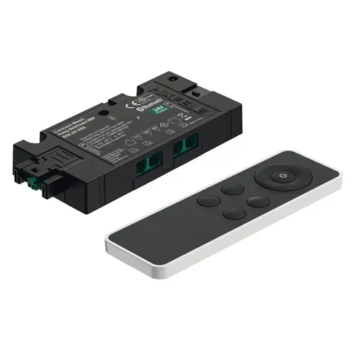 Hafele 850.00.984 Distributor and Remote Control Set, Hafele Connect Mesh Eco, multi-white, 4-port, 24 V Connected in the factory for immediate start-up, 72 W Black