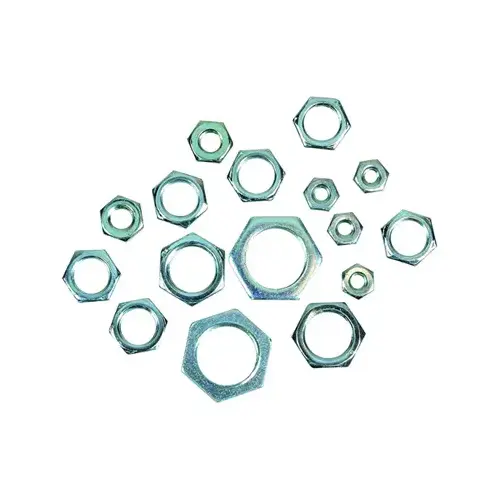 Jandorf 60167 Nut Assortment, Steel Assorted - pack of 16