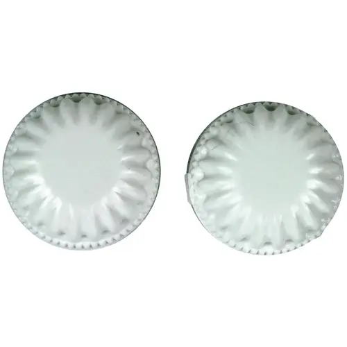 Jandorf 60230 Lock-Up Cap, Plastic, White Pair