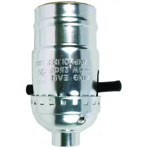 Jandorf 60401 Lamp Socket, 250 V, 660 W, Nickel Housing Material