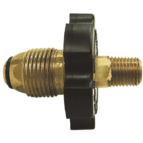 MEC ME1653 Excess Flow SN Pol x 1/4 in. MPT with Plastic Handwheel