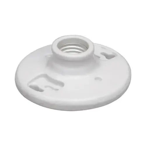 PASS & SEYMOUR 272CC18 Lamp Holder, 250 V, 660 W, Porcelain Housing Material, White