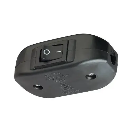 PASS & SEYMOUR 5406BKBPCC5 Heavy-Duty Feed Thru Cord Switch