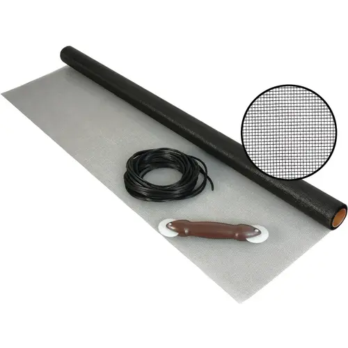 PHIFER INC 3032339 BetterVue 36 In. x 84 In. Black Fiberglass Screen Kit