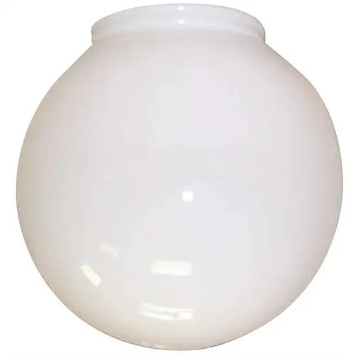 Polymer Products 3201-50630-GI 6 in. Acrylic White Globe with 3-1/4 in. Dia Threaded Neck