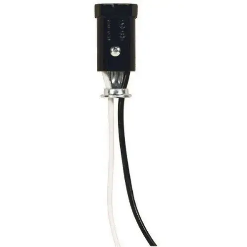 Satco 80-1145 Satco Pigtail Candelabra Socket with Lead