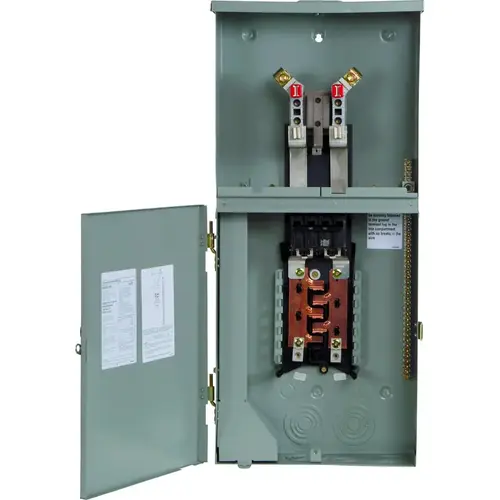 Siemens MC0816B1200RCT Meter Combination Load Center, 200 A, 8 -Space, 4 -Jaw, 16 -Circuit, NEMA 3R Enclosure