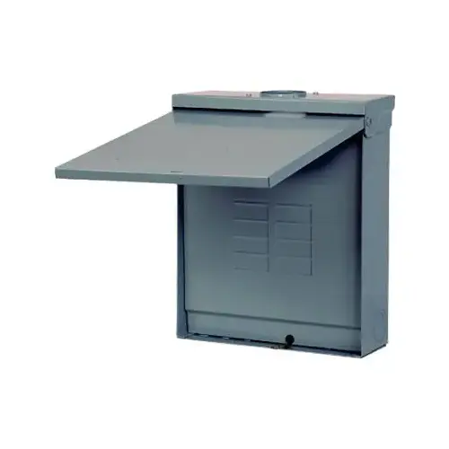 Siemens W0816ML1125CU Murray EQ Load Center, 125 A, 8 -Space, 16 -Circuit, Main Lug, NEMA 3R Enclosure, Gray