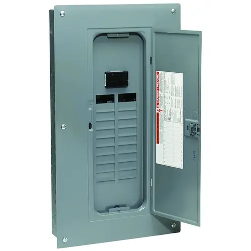 Square D HOM2040M100PC Load Center, 40 -Pole, 100 A, 20 -Space, Plug-On Neutral, NEMA 1 Enclosure