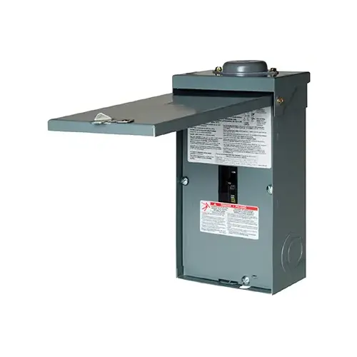 Square D QO2100NRBCP Circuit Breaker, 100 A, 2 -Space, NEMA 3R Enclosure, Flush, Surface Mounting