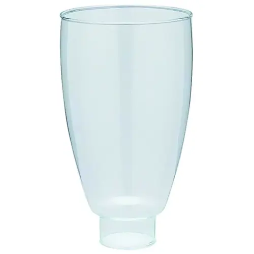 Westinghouse 8116200 8516200 Light Shade, 3-3/4 in Dia, Hurricane, Glass, Clear