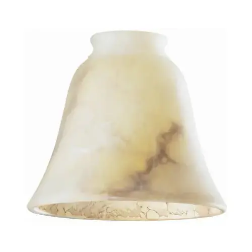 Westinghouse 81422 Brown Marble Glass Ceiling Fan Light Shades, 4-3/4 In.