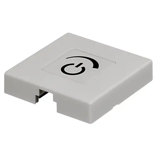 Hafele 833.89.177 Dimmer, Soft On/Off Switching, Modular with touch Soft on/off switching, With contact, plastic, white White