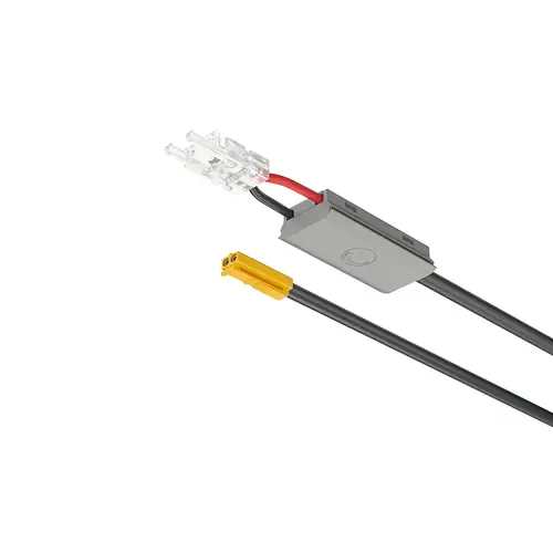 Hafele 833.95.751 Dimmer, Loox5, Monochrome 8 mm (5/16") Strip Lights in Aluminum Profiles Soft on/off switching with dimming, Voltage 12 V, max. connected wattage 60 W Silver colored