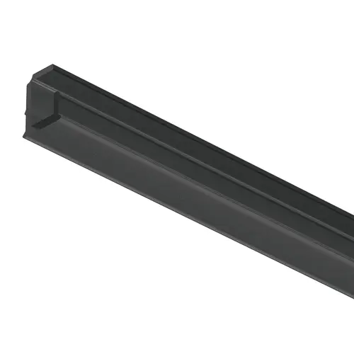 Hafele 833.95.803 Profile for recess mounting, Hafele Loox5 profile 1102, for LED strip lights, plastic  20 % Internal width 5 mm, Length: 2500 mm (98 7/16"), black Profile: Black