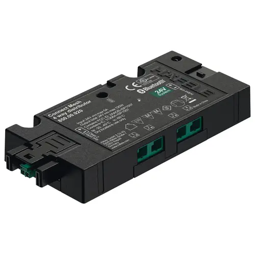 Hafele 850.00.811 Distributor, Press to Pair, Wireless 24.00 V 24V Black