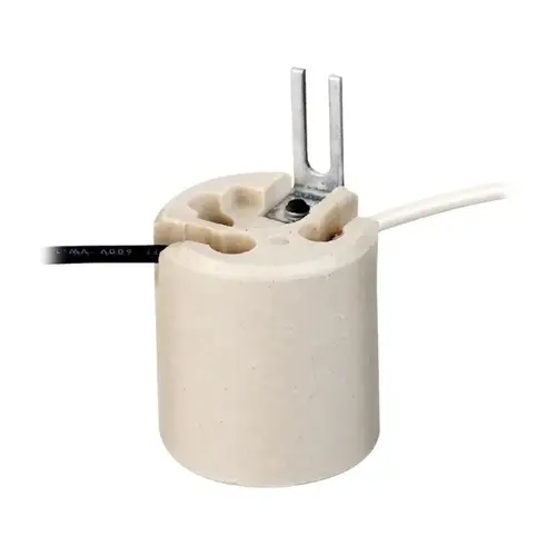 Leviton 08052-001 Lampholder Porcelain Incandescent Medium Base