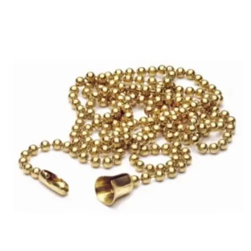 Leviton C20-00006-000 3 Ft. Brass Bell Pull Chain
