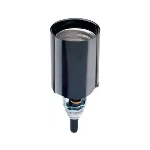 PASS & SEYMOUR 4155CC10 Lamp Holder, 250 V, 660 W, Phenolic Housing Material, Black