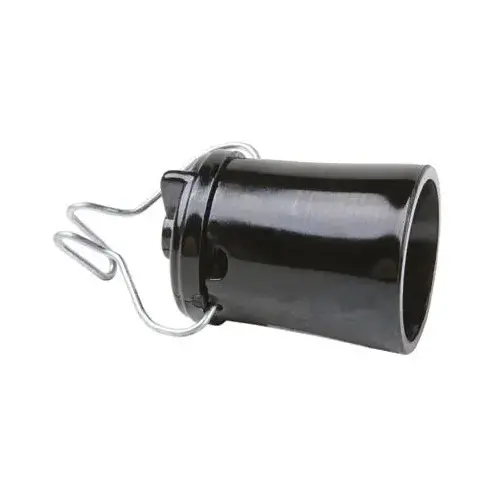 PASS & SEYMOUR 43308CC10 Lamp Holder, 250 V, 660 W, Phenolic Housing Material, Black
