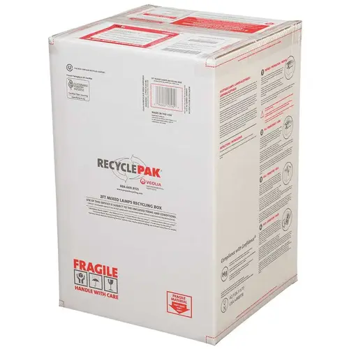 VEOLIA ENVIRONMENTAL SERVICES SUPPLY-126 2 ft. Mixed Lamp Recycling Box