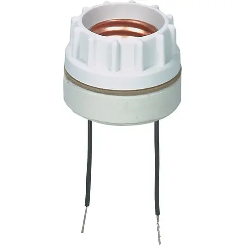 Eaton 609-BOX Lamp Holder, 250 VAC, 660 W, Porcelain Housing Material, White
