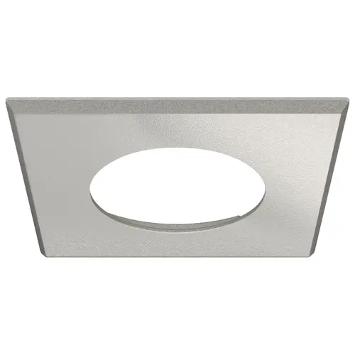 Hafele 833.72.127 Recess Mounted Housing Trim Ring, for Loox LED 2025/2026 square square, silver colored Silver colored