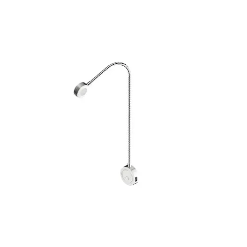 Hafele 833.75.089 Flexible light, Hafele Loox5 LED 3034, 24 V Bedside light/reading light with integrated USB charging station, push switch and 2 brightness levels