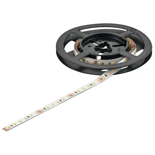Hafele 833.75.222 Flexible Strip Light, Hafele Loox5 LED 3072, 24 V, monochrome, 8 mm F 196 7/8" 100 lm/W 240 lm 5 m Color temperature: 4000 K, luminous efficacy: 100 lm/W, length: 5 m White