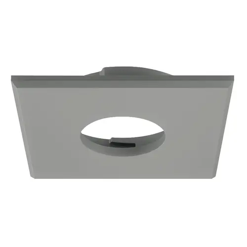 Hafele 833.89.229 Recess Mount Trim Ring, Square, For Hafele Loox5 LED 2090/3090 square Silver colored Gray