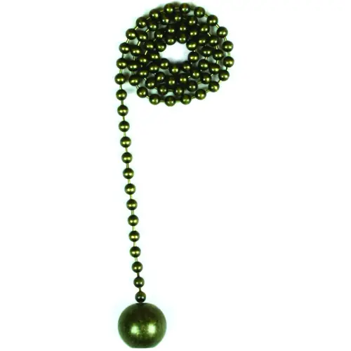 Jandorf 60311 Pull Chain, 12 in L Chain, Brass