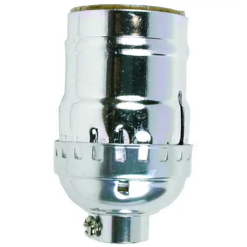 Jandorf 60400 Lamp Socket, 250 V, 660 W, Nickel Housing Material