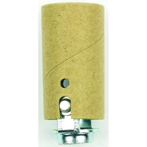 Jandorf 60474 Lamp Socket, 125 V, 75 W, Phenolic Housing Material, Black