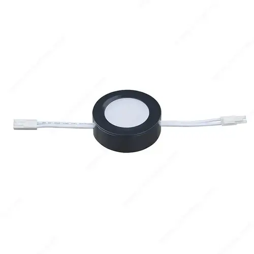 Richelieu Hardware 170124090 LED 120V 2.5W Round Light Black