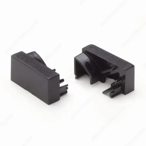Richelieu Hardware 4123900 Blade End Caps Set Black - pack of 2