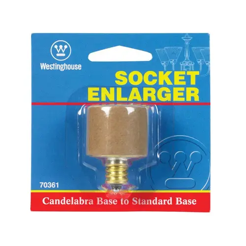 Westinghouse 70361 Socket Adapter Candelabra to Standard Base