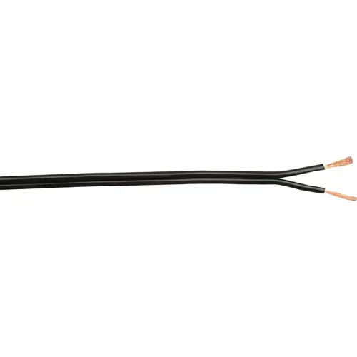 Coleman Cable 600006608 250 Ft. 18/2 Black Lamp Cord